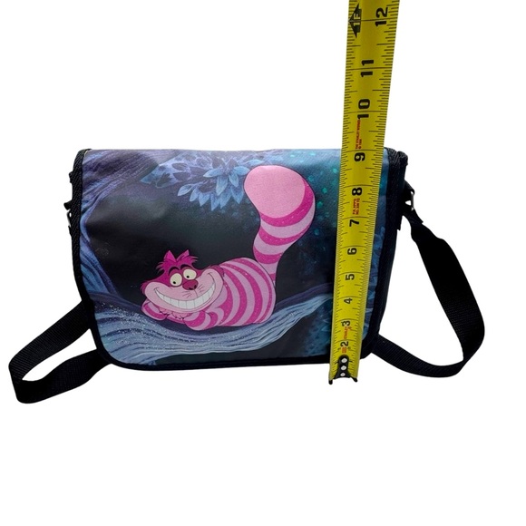 Disney Alice In Wonderland Cheshire Cat Crossbody Shoulder Vintage Bag Purse - Picture 9 of 15